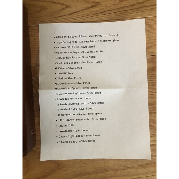 Vintage Naken’s Tarnish Proof Silverware Chest  with 65 pcs Flatware Made in Eng - Picture 10 of 10